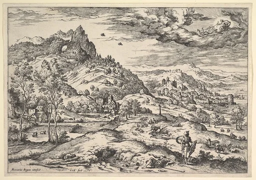 Landscape with Mercury Holding Argus's Head