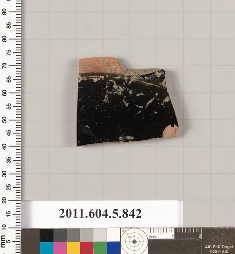 Terracotta fragment of a kylix (drinking cup)
