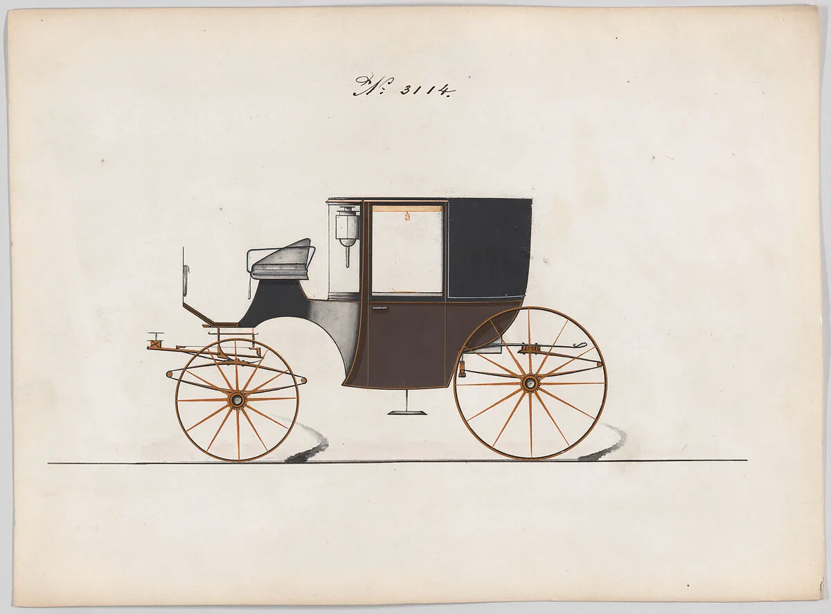 Design for Coupé, no. 3114 — Brewster & Co.