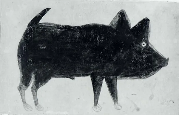 Black Pig — Bill Traylor