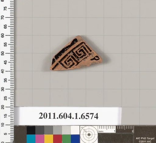 Terracotta fragment of a kylix (drinking cup)