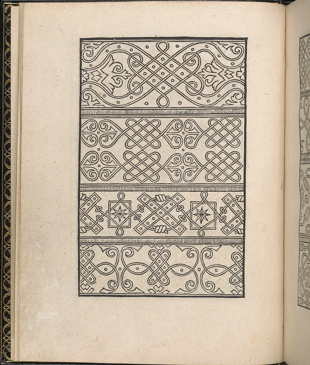 Page from Ein new kunstlich Modelbuch...(Page 3v) — Peter Quentel