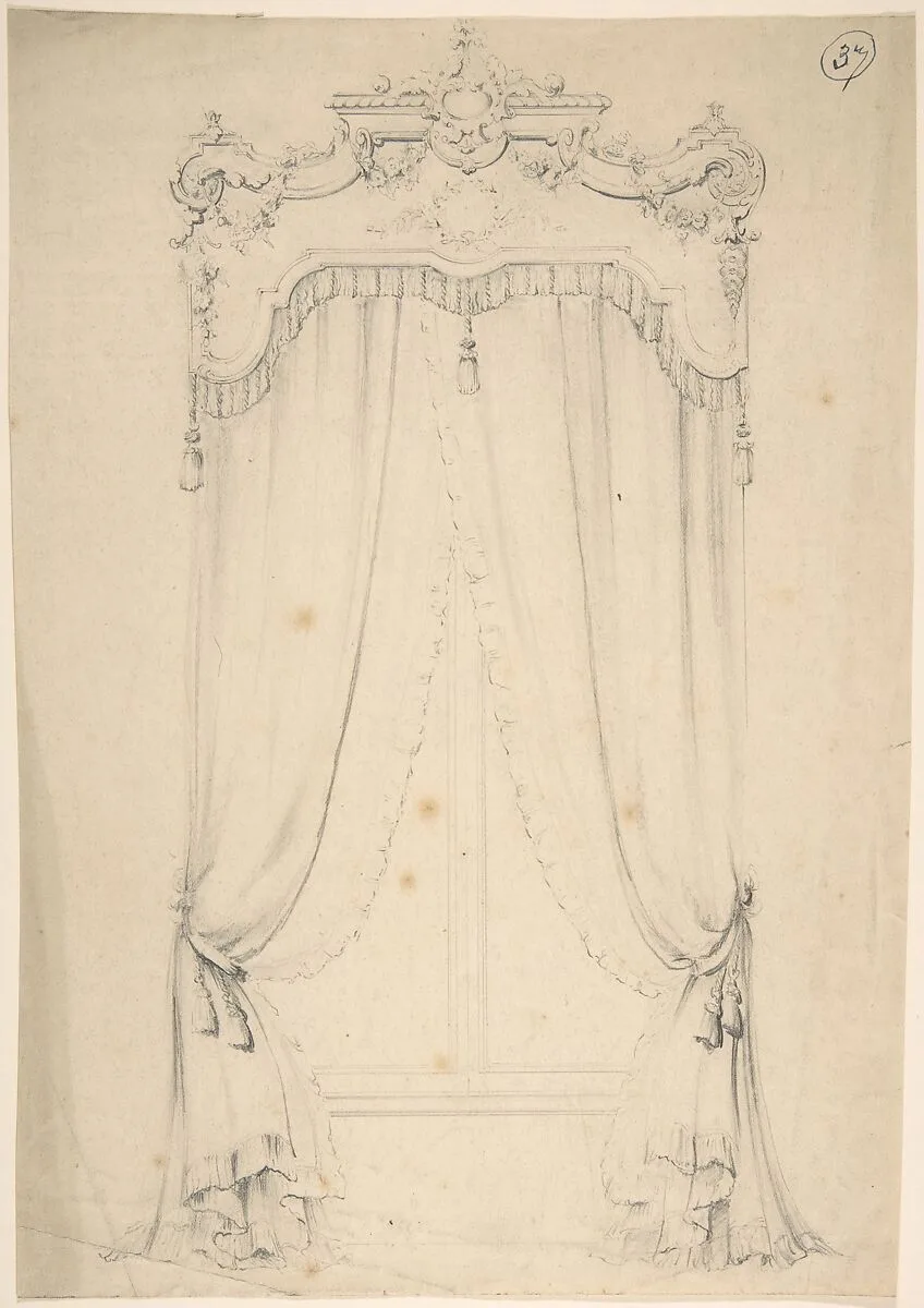 Design for Curtains — Charles Hindley and Sons