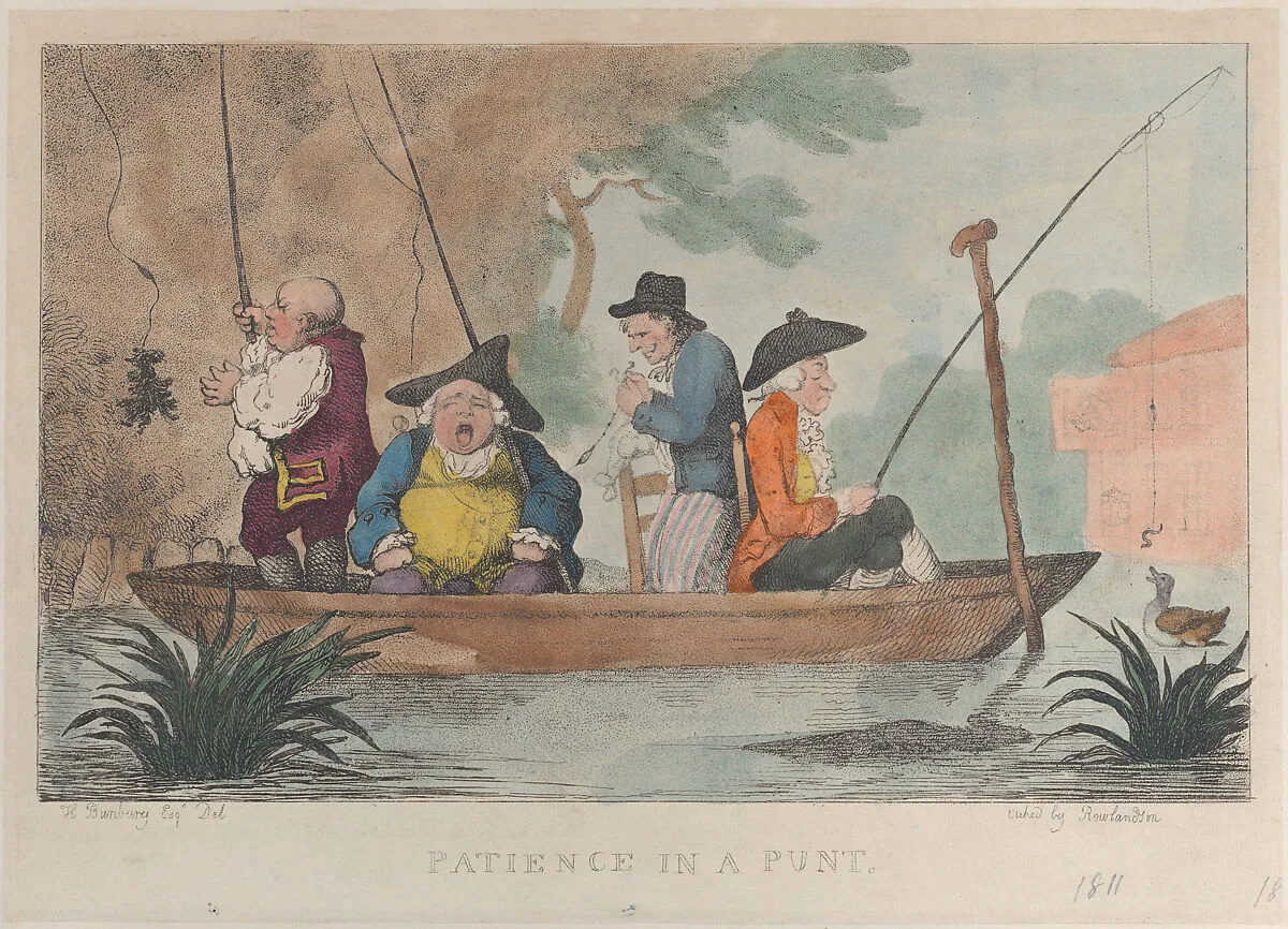 Patience in a Punt — Henry William Bunbury|Thomas Rowlandson