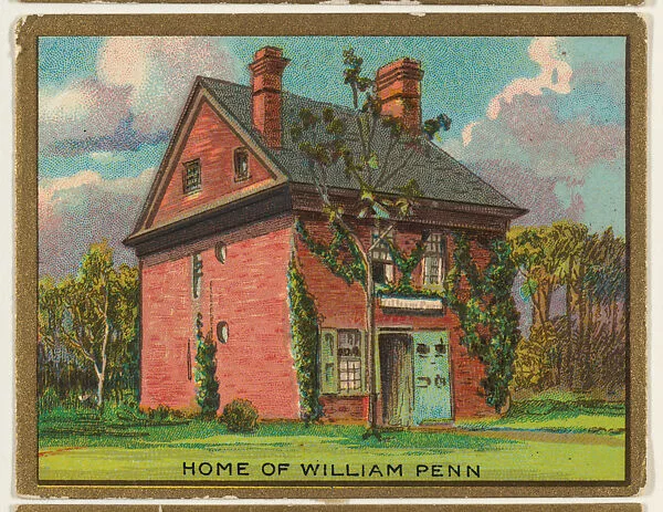 Home of William Penn, from the "Historic Homes" series (T69), issued with Helmar Cigarettes by S. Anargyros Tobacco Company — S. Anargyros Tobacco Company