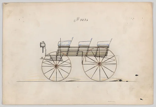 Design for 6 seat Phaeton, no. 3286
