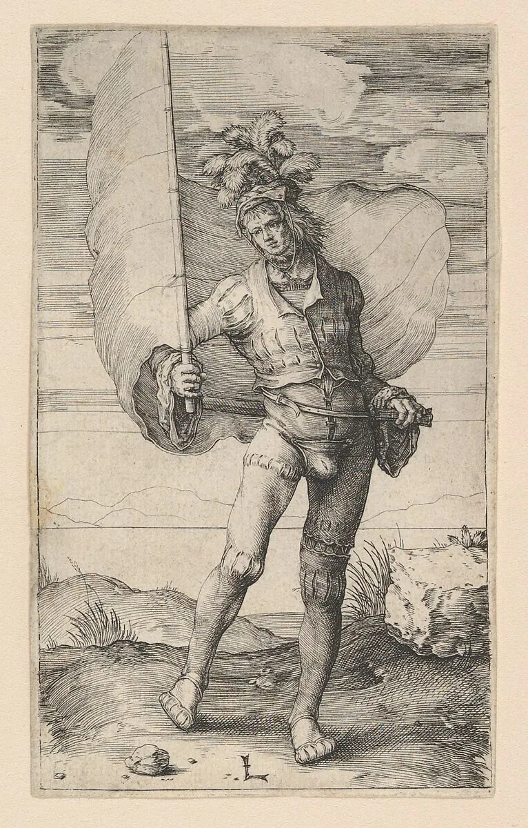 The Standard Bearer — Lucas van Leyden
