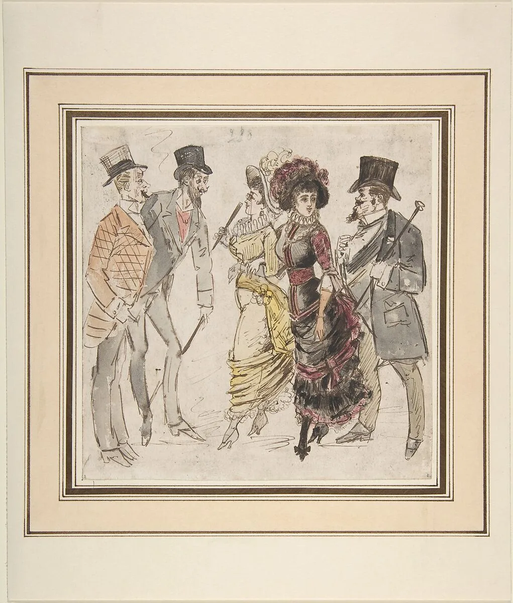 Designs for Costumes — Anonymous, French, 19th century