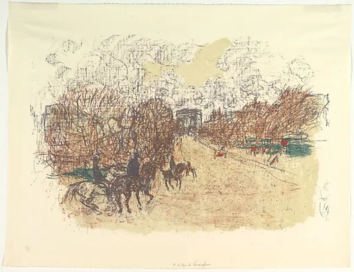 Arc de Triomphe, from the series "Some Aspects of Parisian Life"