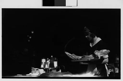 [Waitress in Window, New York City]