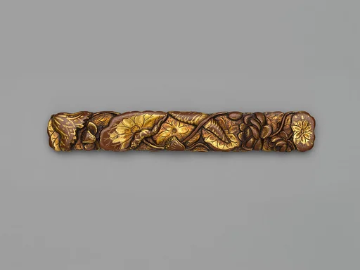 Knife Handle (<i>Kozuka</i>) With Lotus Motif (蓮図小柄)