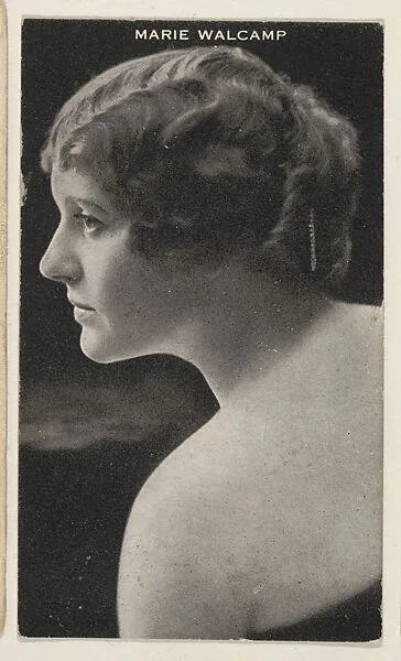 Marie Walcamp, from the Black and White Movie Stars series (D1), issued by the E. H. Koester Baking Company — E. H. Koester Baking Company, Baltimore