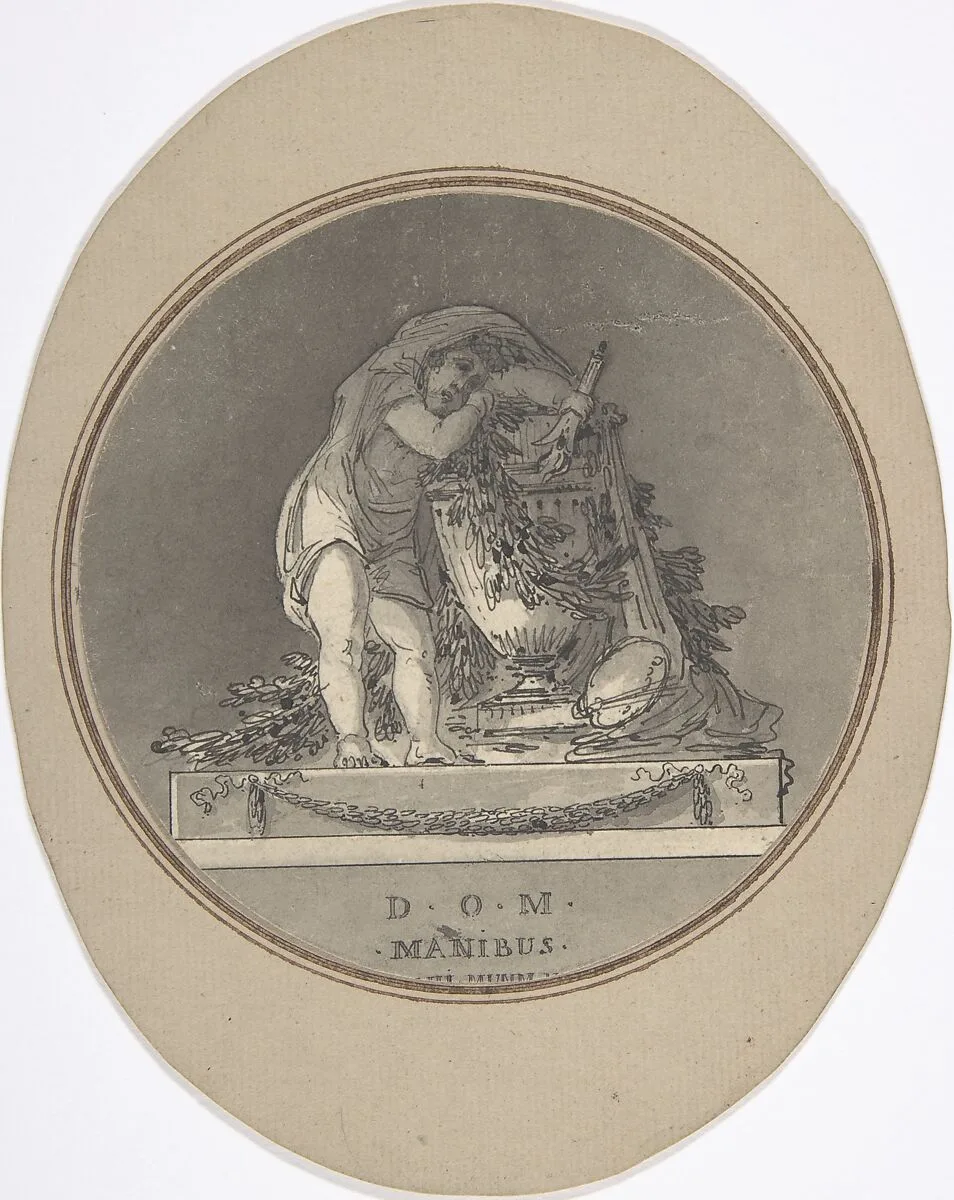 Decoration for a Monument — Anonymous, French, 18th century