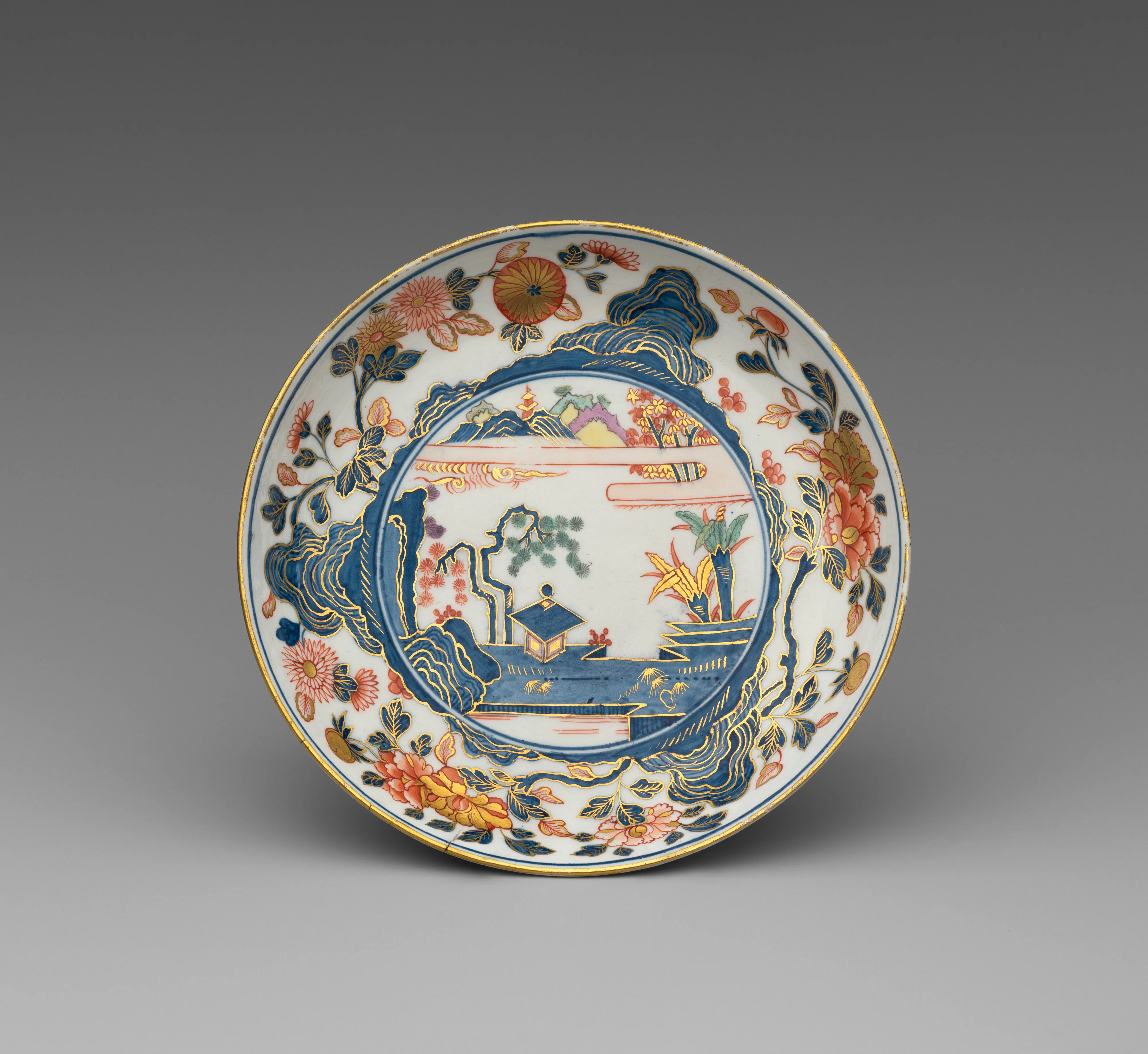 Plate — Worcester factory