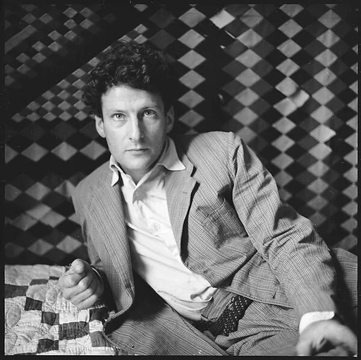 [12 Portraits of Lucian Freud Seated on Bed, London]