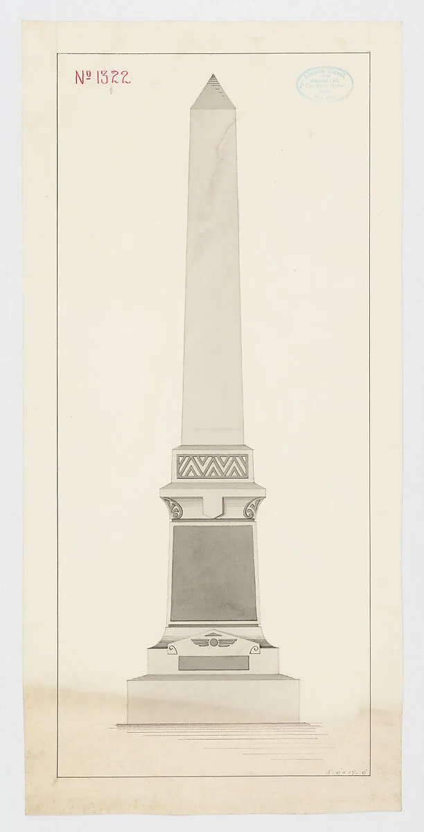 Obelisk Grave Monument, No. 1322 — Alexander Maxwell