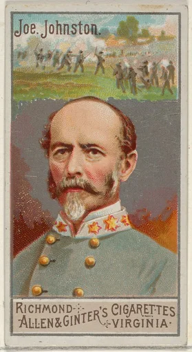Joseph Eggleston Johnston, from the Great Generals series (N15) for Allen & Ginter Cigarettes Brands
