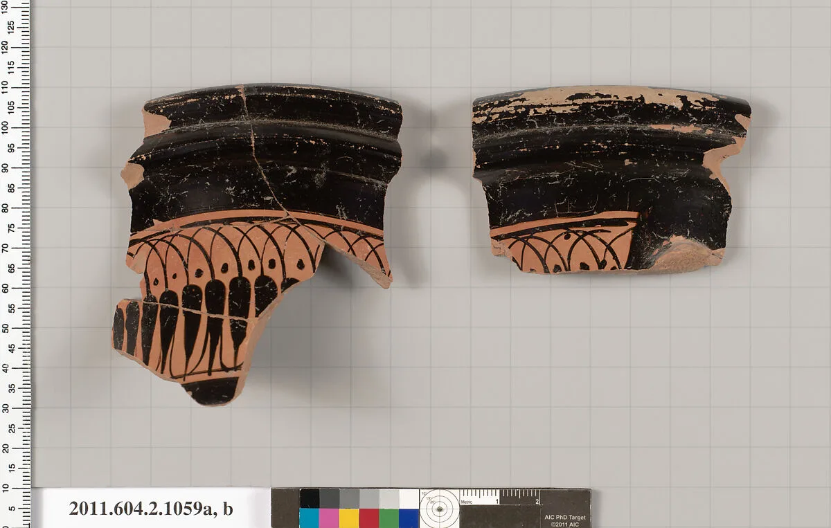 Terracotta fragments of a pelike (jar) — Unknown
