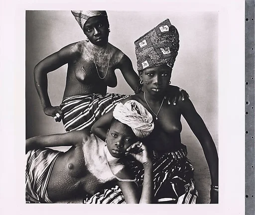 Three Dahomey Girls, One Reclining