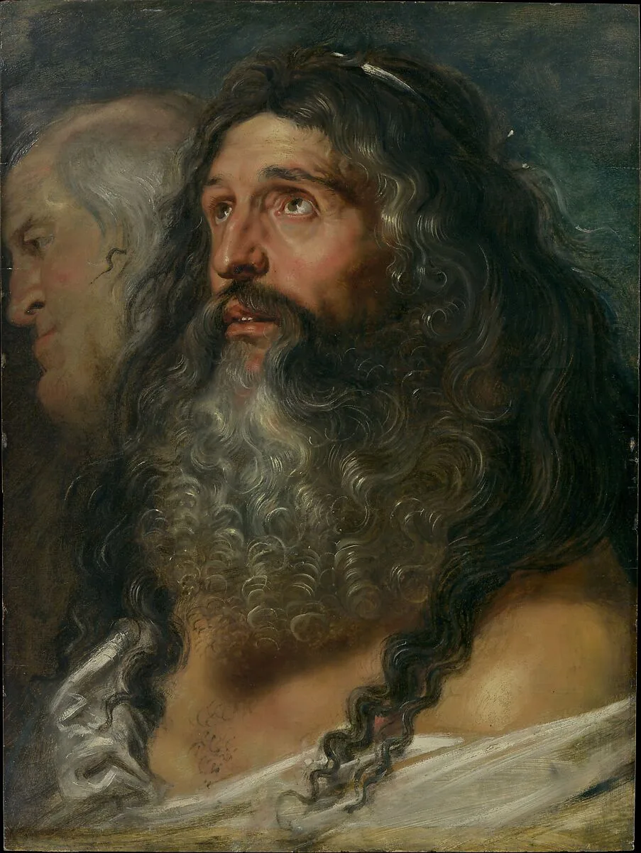 Study of Two Heads — Peter Paul Rubens
