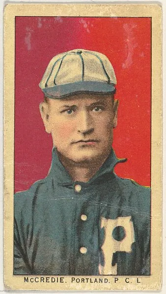McCredie, Portland, Pacific Coast League, from the "Obak Baseball Players" set (T212), issued by the American Tobacco Company to promote Obak Mouthpiece Cigarettes — American Tobacco Company
