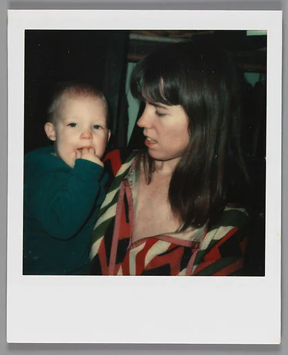 [Unidentified Woman with Baby, Old Lyme, Connecticut]