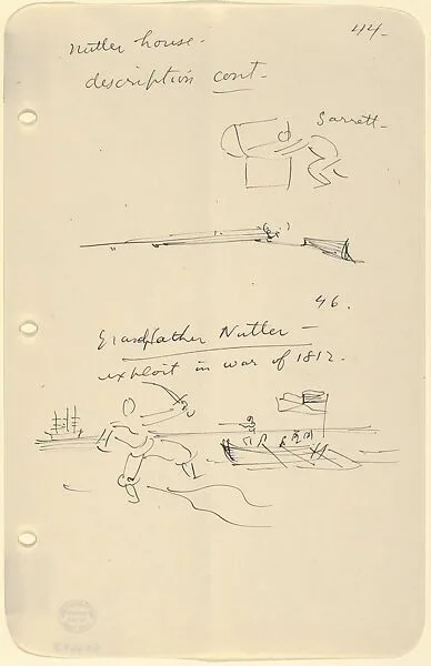 Sketches for The Story of a Bad Boy — Reginald Marsh