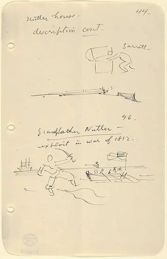 Sketches for The Story of a Bad Boy