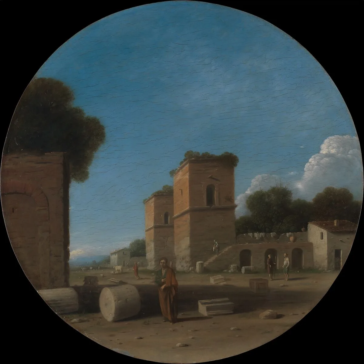 A Roman Landscape with Figures — Goffredo Wals