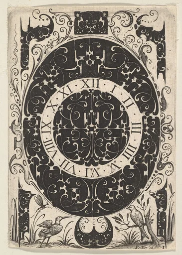 Oval Watchcase with Birds and Smaller Motifs