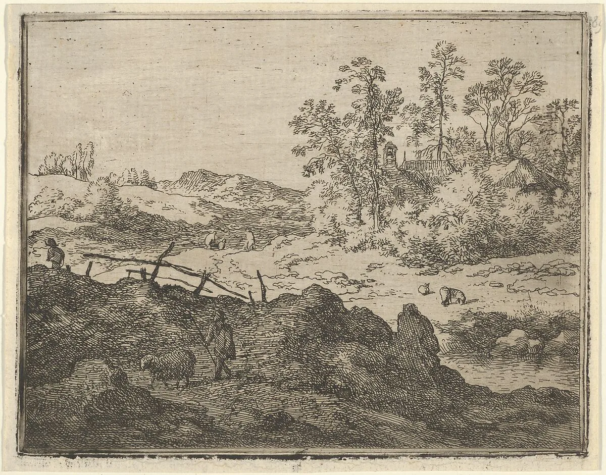 The Shepherd and the Lamb — Allart van Everdingen
