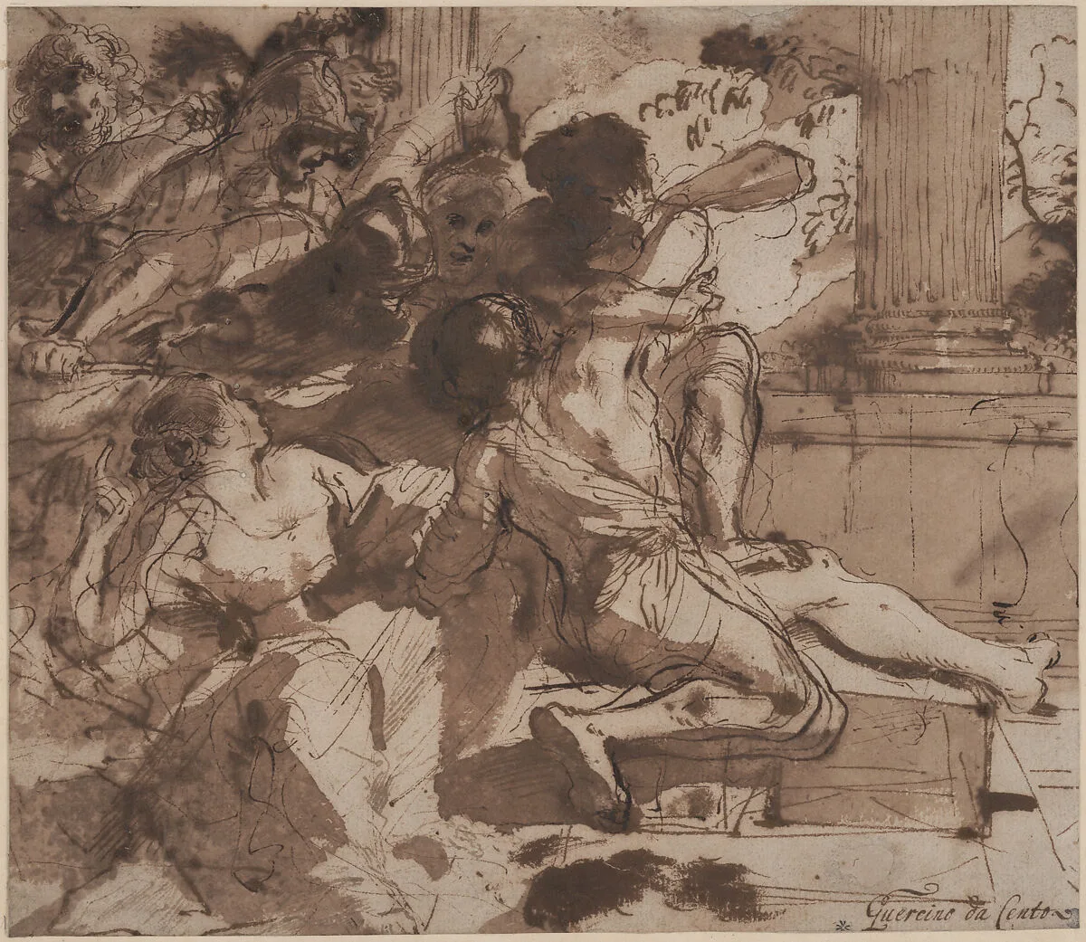 Samson Captured by the Philistines — Guercino (Giovanni Francesco Barbieri)