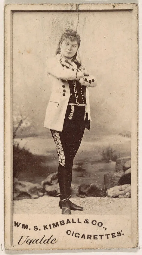 Miss Ugalde, from the Actresses series (N203) issued by Wm. S. Kimball & Co. — William S. Kimball & Company