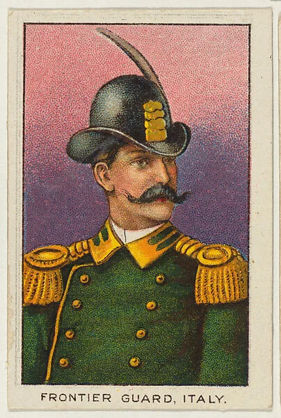 Frontier Guard, Italy, from the Military series (T79) issued by the American Tobacco Company — American Tobacco Company