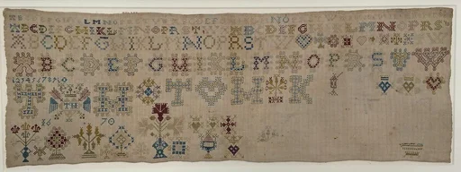 Embroidered sampler
