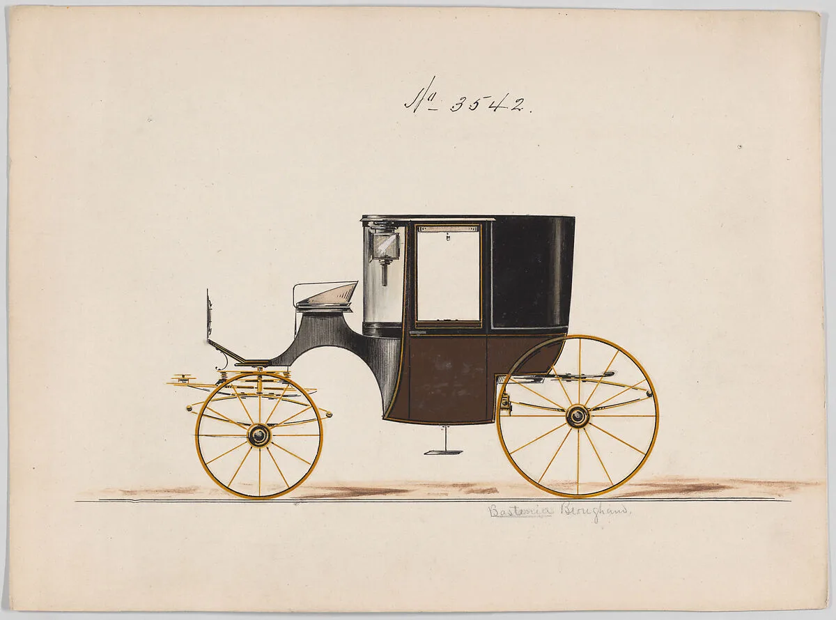 Design for Coupé, no. 3542 — Brewster & Co.