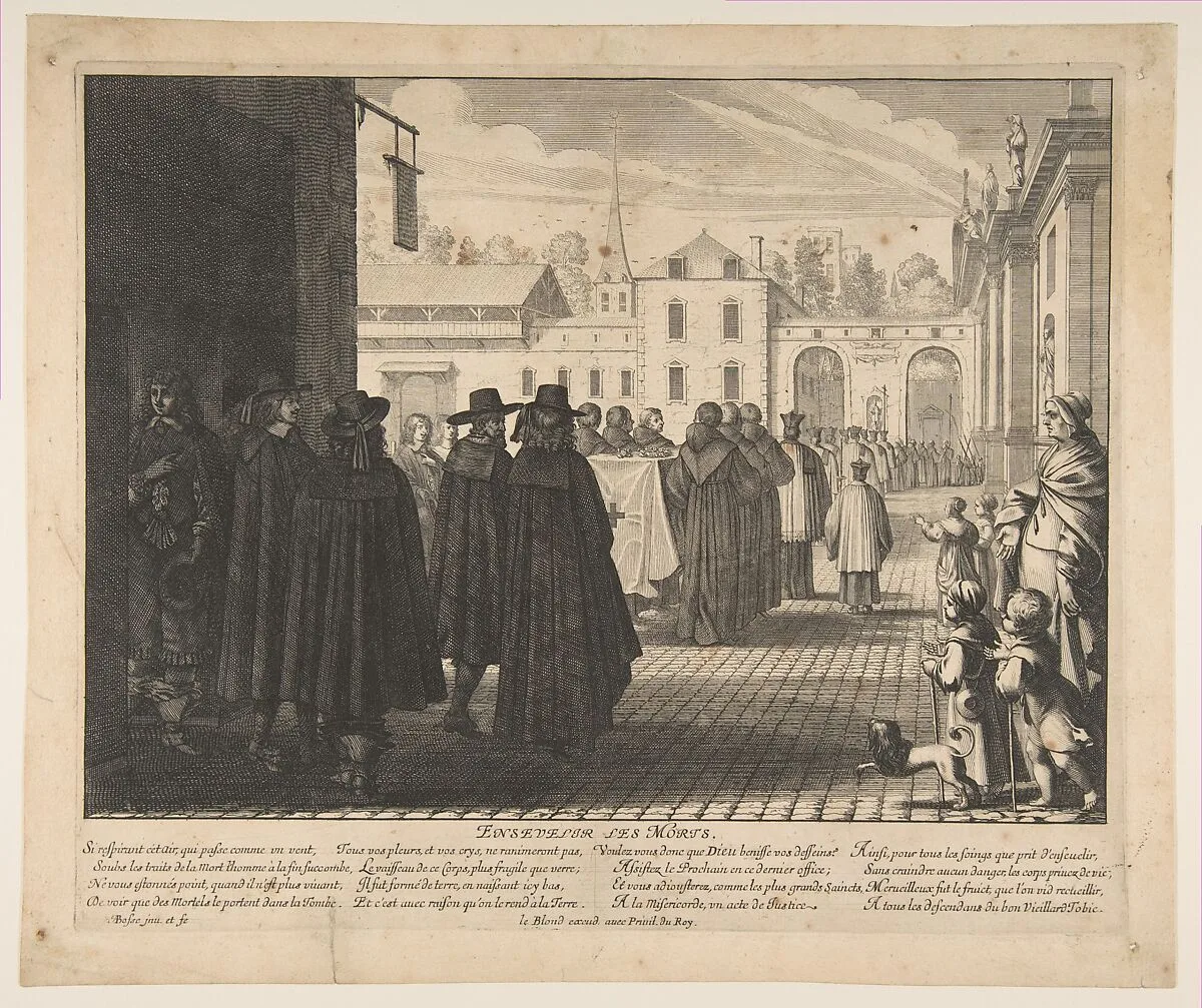 Burying the Dead — Abraham Bosse|Jean I Leblond