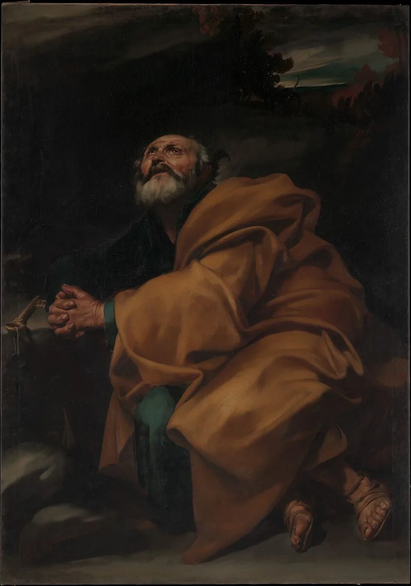 The Tears of Saint Peter — Jusepe de Ribera (called Lo Spagnoletto)