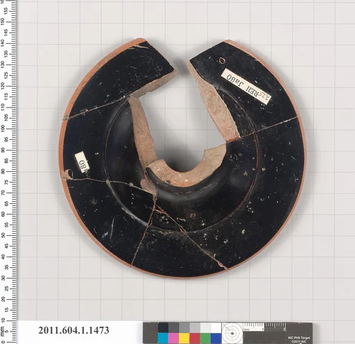 Terracotta fragment of a kylix (drinking cup)