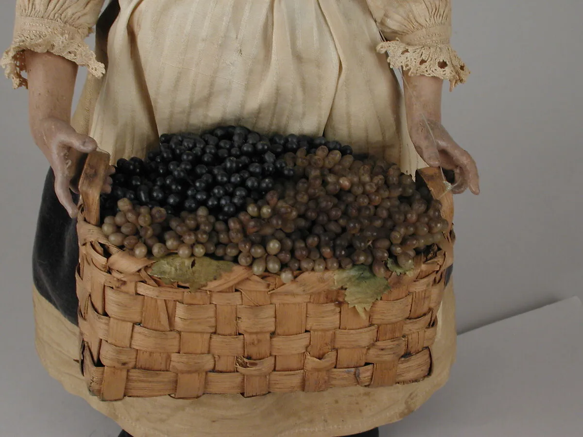 Basket of grapes — Unknown