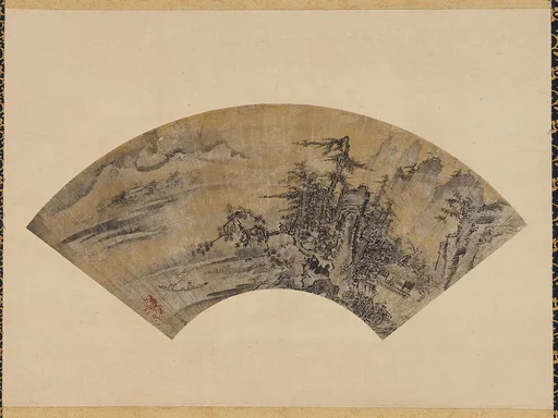 土岐洞文筆 雪景山水図|Snowy Landscape