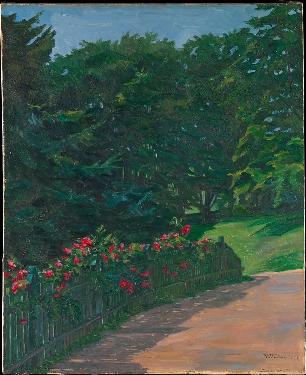 Rose Hedge — Wilhelm Trübner