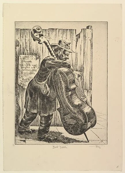 Bull Fiddle — Hugh Botts|WPA