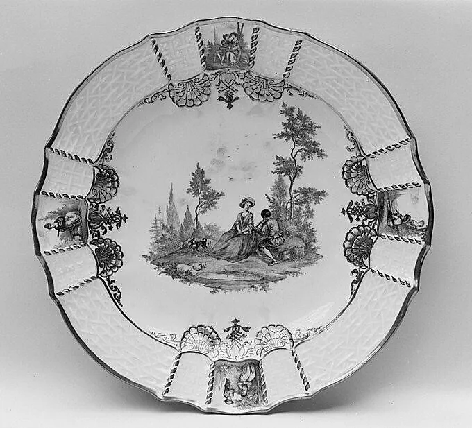 Plate (one of a pair) — Meissen Manufactory
