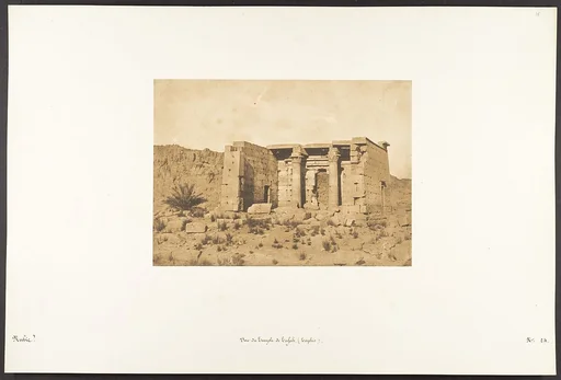 Vue du Temple de Tafah (Taphis)