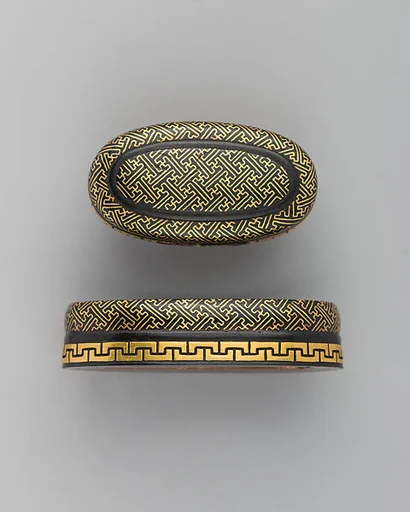 Sword-Hilt Collar and Pommel (Fuchigashira)