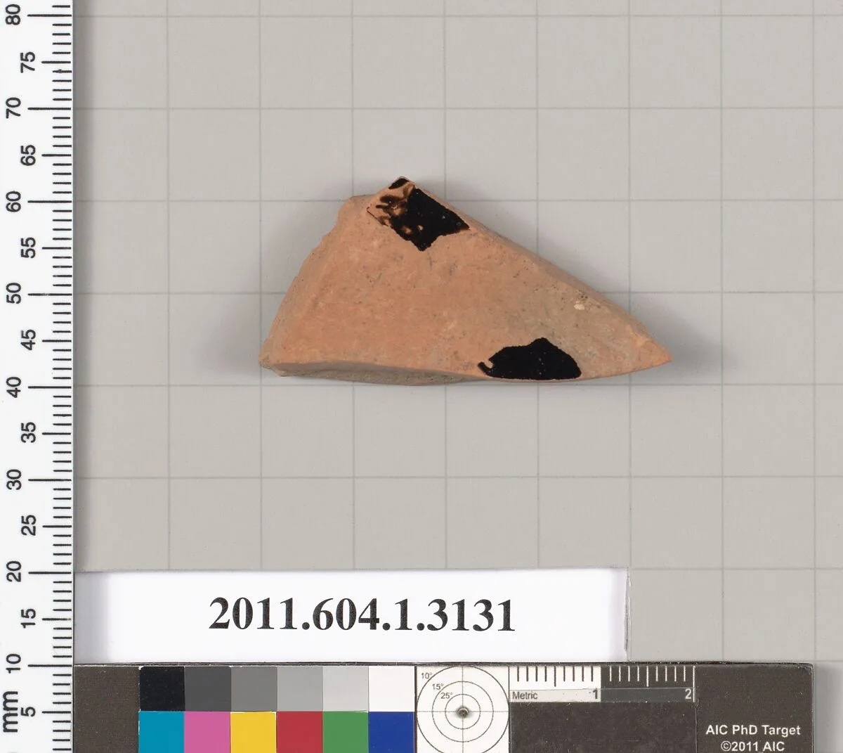 Terracotta fragment of a kylix (drinking cup) — Unknown