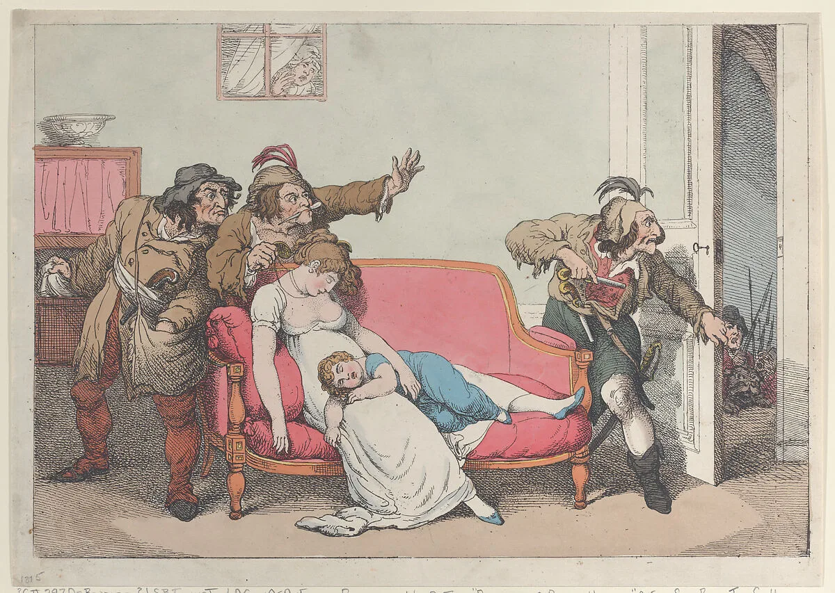 Disturbers of Domestic Happiness — Thomas Rowlandson
