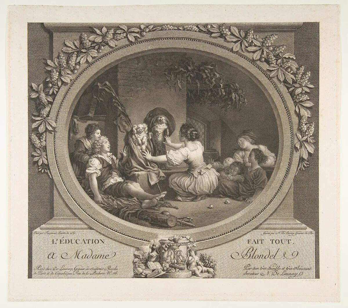 L'Education fait tout — Jean Honoré Fragonard|Nicolas de Launay