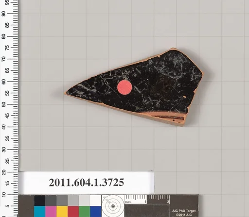 Terracotta fragment of a kylix (drinking cup)